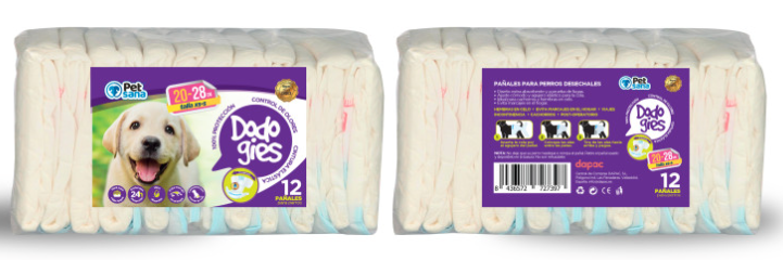 Pañales para Perras y Cachorros (12un) | Celo, Incontinencia y Marcaje