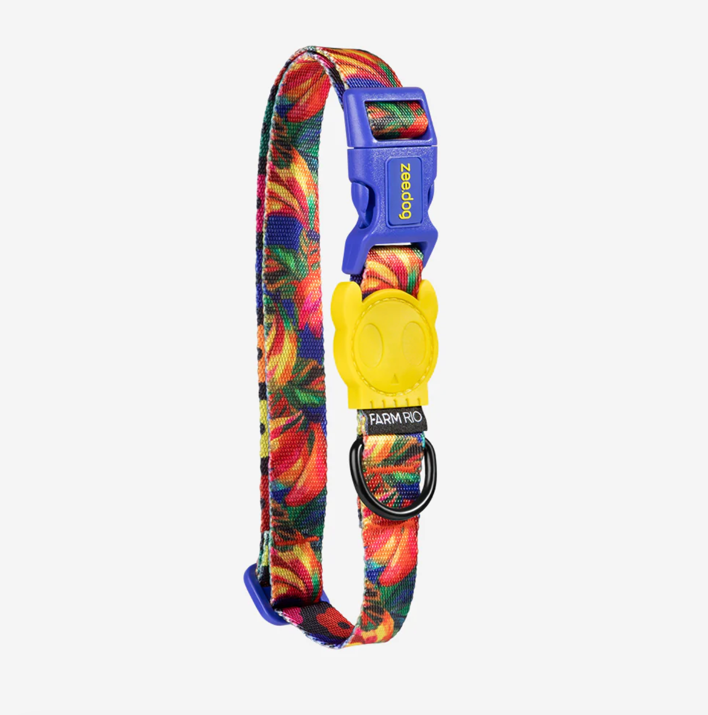 Collar para perro Zee.Dog x FARM Rio Samba edición limitada con diseño tropical brasileño