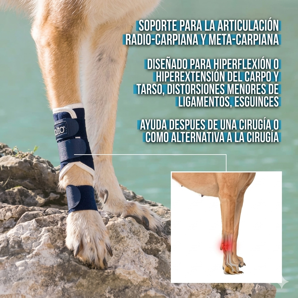 Férula para Perros Balto Splint | Soporte de Carpo y Tarso