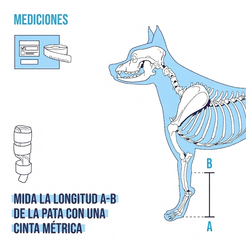 Férula para Perros Balto Splint | Soporte de Carpo y Tarso