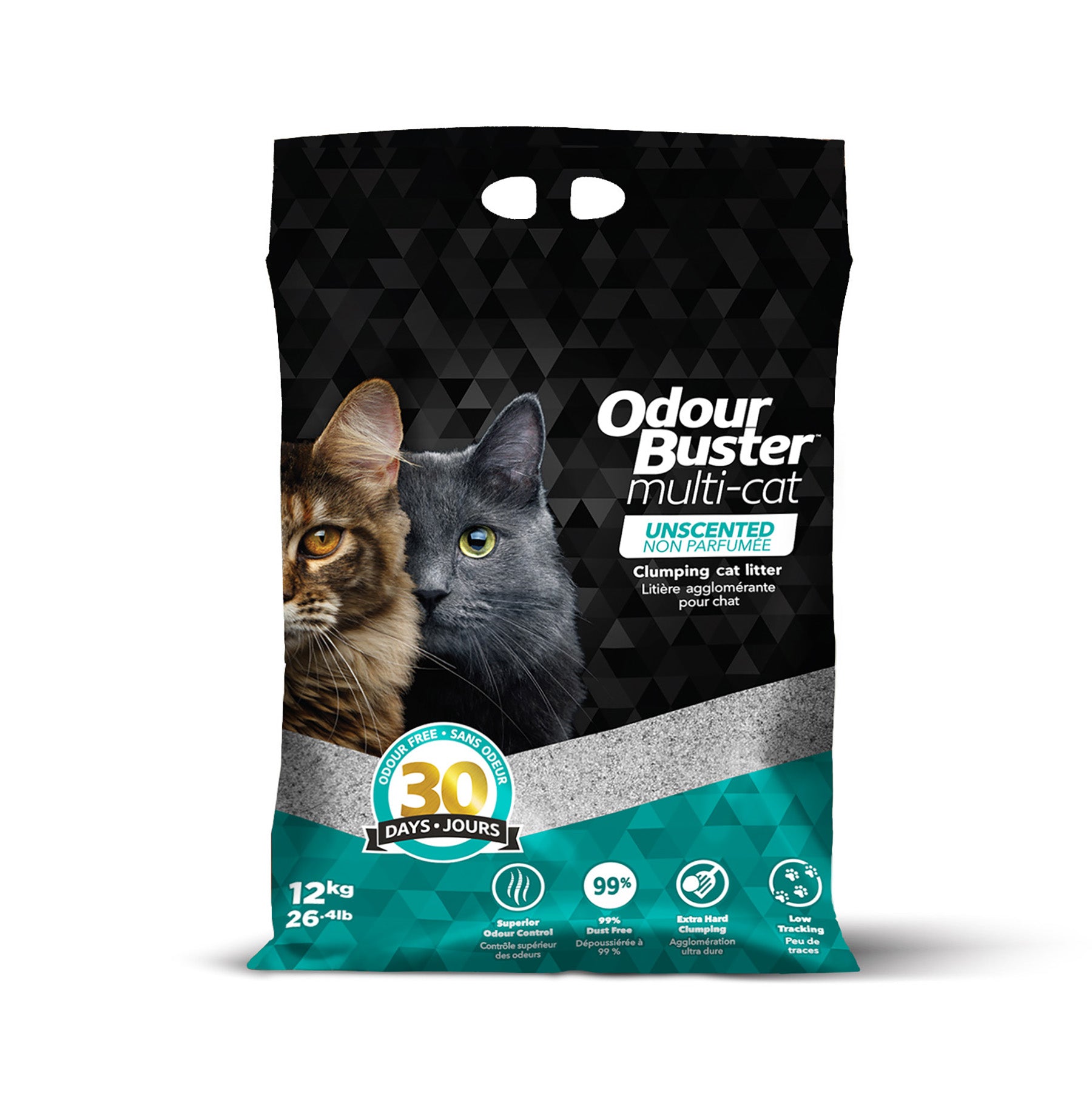 Arena para Gatos Aglutinante | Odour Buster Multi-Cat | Fórmula Premium