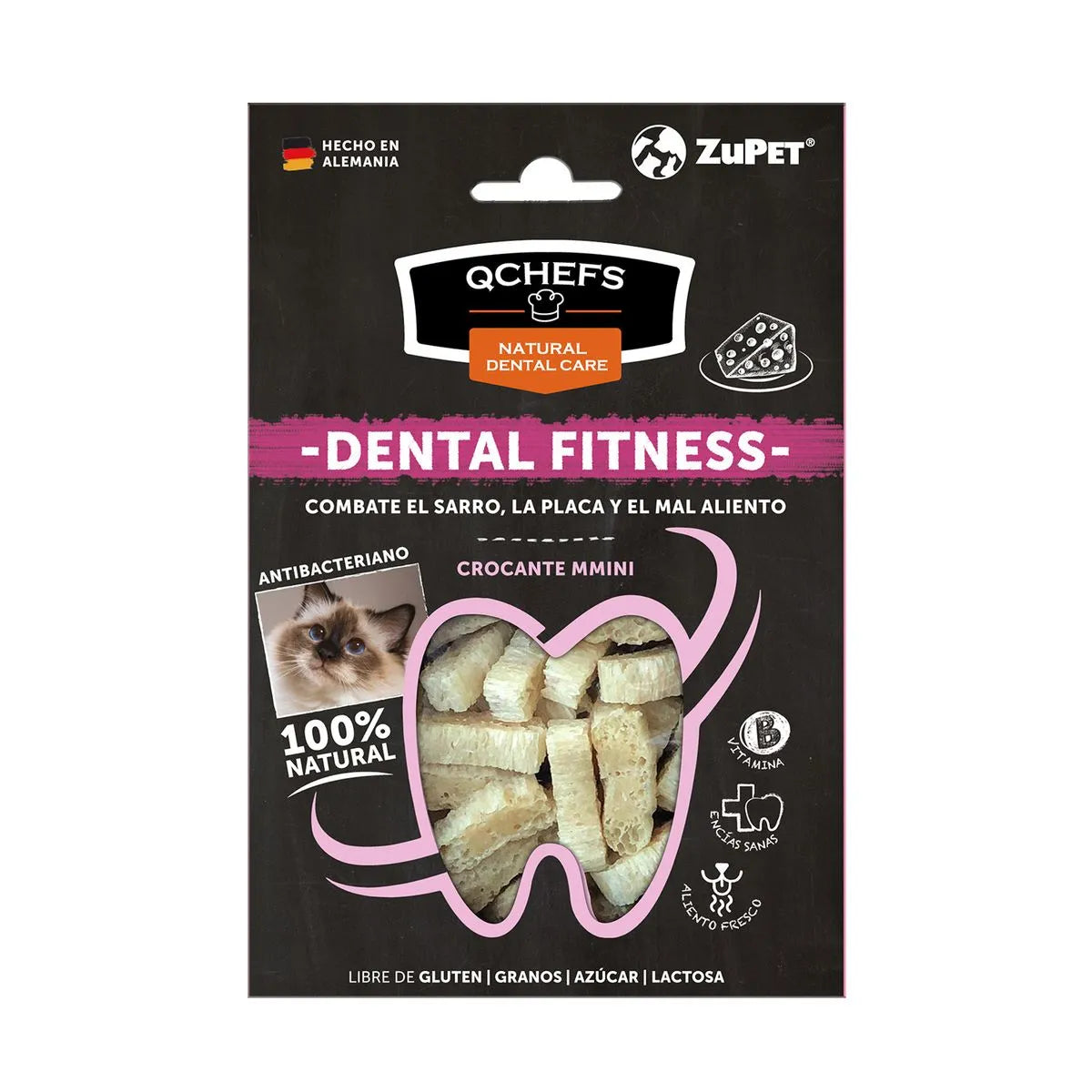 Tratamiento Dental Fitness Crocante Mmini Gato 60 Gr | QChefs