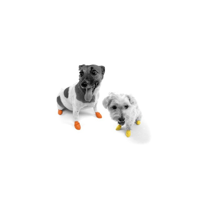 Botas antideslizantes para perros Pawz que permiten el movimiento natural de las almohadillas