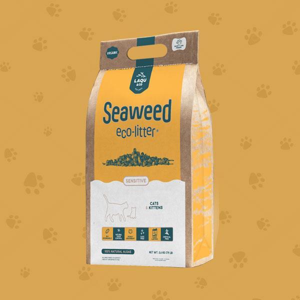 Arena sanitaria ultra suave para gatos con patas sensibles - Laqu Eco-Litter® Sensitive