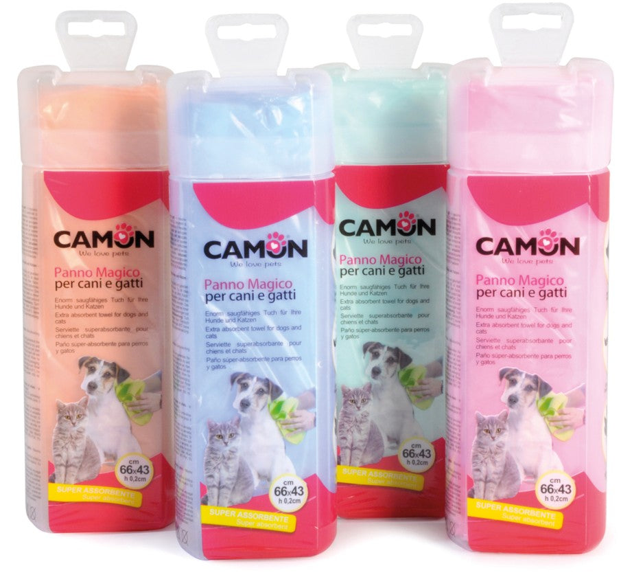 Toallas super absorbentes Camon para perros y gatos 
